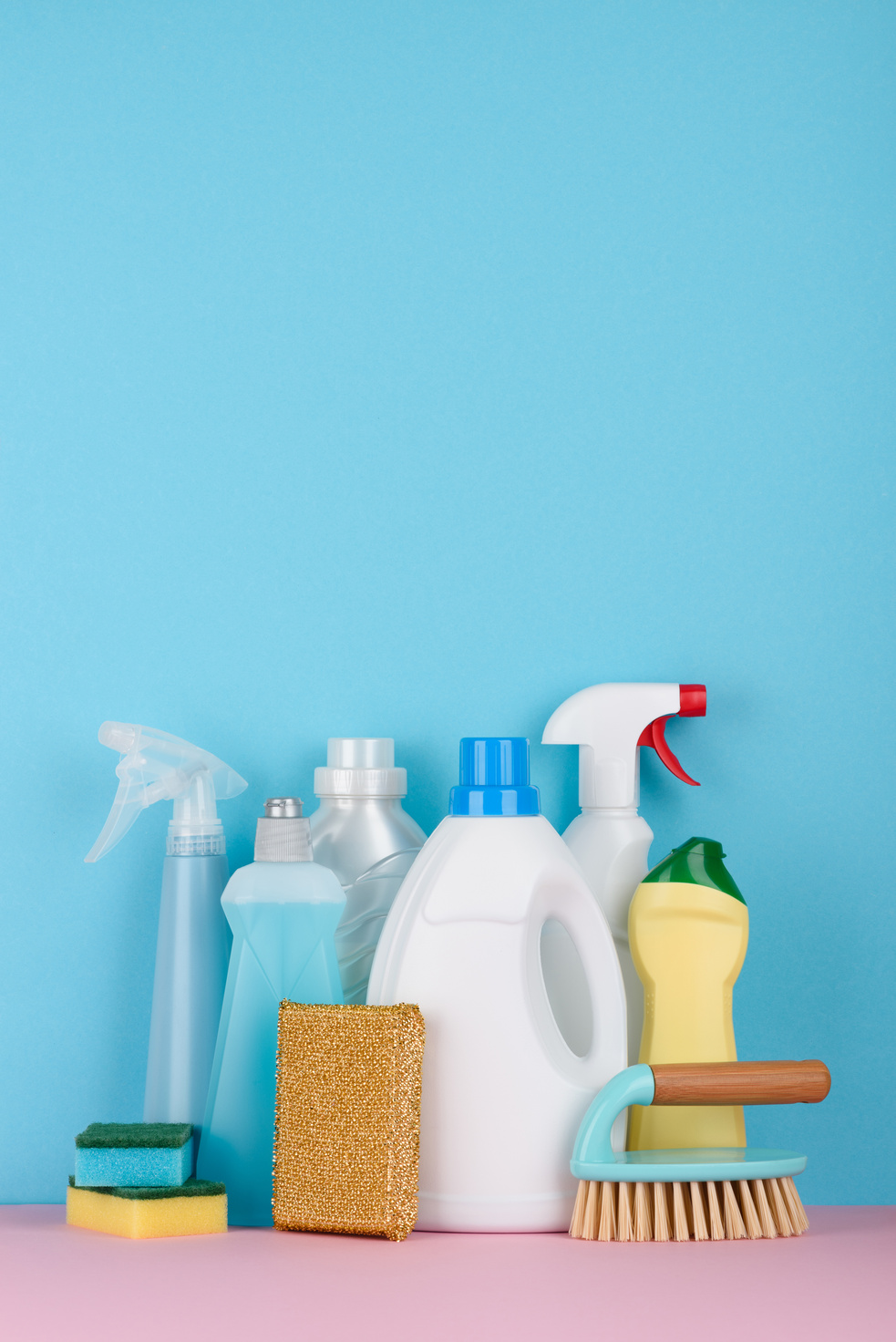 Clean service products assortment.